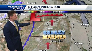 Warmer and breezy tomorrow and Saturday [upl. by Innos487]