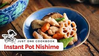 How to Make Instant Pot Nishime Recipe 煮しめの作り方 圧力鍋 [upl. by Nylanej]