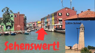 Burano BUNTE Fischerhäuser und Spitzenstickerei beeindruckend [upl. by Tenenbaum217]