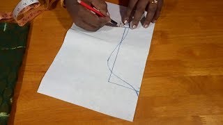 How to stitch blouse neck with canvas  for beginners class 24 [upl. by Omolhs]