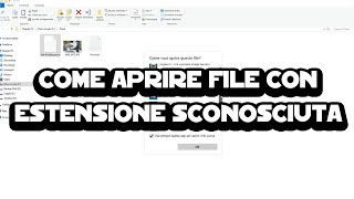 Come aprire file con estensione sconosciuta [upl. by Adnihc118]