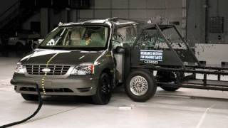 2006 Ford Freestar side IIHS crash test [upl. by Aldas116]