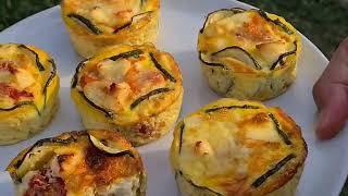 Voici des petits flans de courgettes parfait pour vos repas ✔ courgette flan ramadan [upl. by Redmer582]