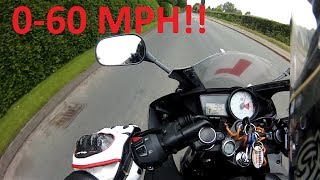 060 MPH YAMAHA YZF R125 [upl. by Aissert]