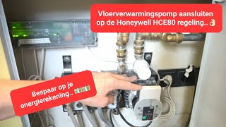 Vloerverwarmingspomp aansluiten op een Honeywell HCE80 [upl. by Suilienroc]