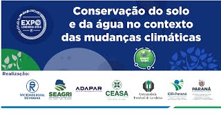 Conservação do solo e da água no contexto das mudanças climáticas [upl. by Ipoillak]