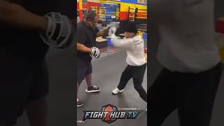 Gervonta Davis GET BACK training RIPPING combos for return [upl. by Anikas]