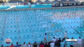 Mens 100m Butterfly A Final 2013 Junior Nationals [upl. by Aimas681]