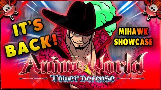 Showcase 3 New Legendary Rare Units MAP REVAMP Best Update Ever Anime World Tower Defense [upl. by Eednas630]