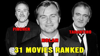 31 on 31  Ranking David Fincher Christopher Nolan and Quentin Tarantino [upl. by Dworman]