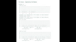 VioLence Oppressing the Masses Guitar Tab [upl. by Atnek]