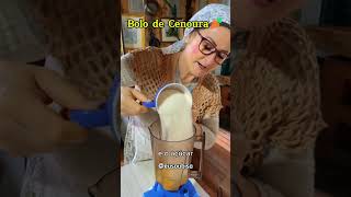 Bolo de cenoura que sua avó fazia👵🏼 Me segue aqui❤️ cozinhando receitas culinaria bolo [upl. by Leonhard]