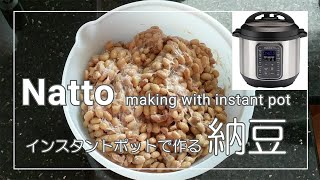 Instant Pot Natto  インスタントポットで納豆作り  healthy  vegan [upl. by Nerral]