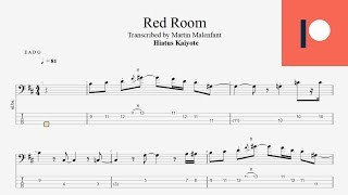 Hiatus Kaiyote  Red Room bass tab [upl. by Ahseyt]