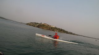 Bay Surf Testing out the new Vajda 52 surfski [upl. by Anrev]