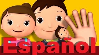 La familia dedo  Canciones infantiles  LittleBabyBum [upl. by Landri704]