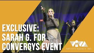 EXCLUSIVE  SARAH GFOR CONVERGYS PHILIPPINES’ 15th ANNIVERSARY EVENT [upl. by Nala]