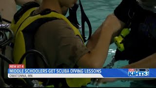 Owatonna scuba club teaches middle schoolers a new skill [upl. by Hawkins]