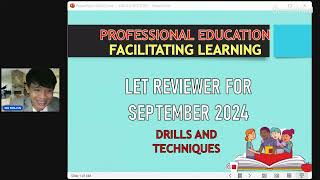 PROFESSIONAL EDUCATION TECHNIQUES AND INTENSIVE FACILITATING LEARNING DRILLS [upl. by Ltney]