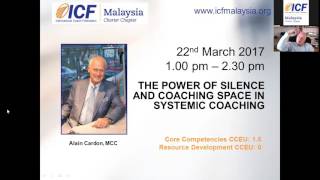 THE POWER OF SILENCE AND COACHING SPACE IN SYSTEMIC COACHING [upl. by Haropizt]