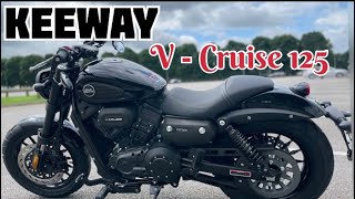 Keeway vcruise 125 review This is the 125cc motorcycle you should buy [upl. by Yssirk]