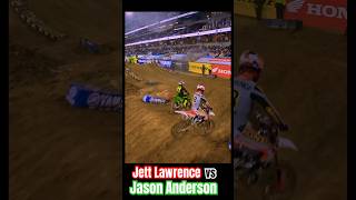 Jett vs Anderson  SUBSCRIBE TO ​⁠BuddsSkyCam 🔥 Supercross [upl. by Nive]