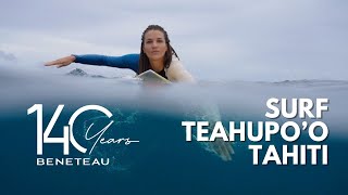 Surf Teahupoo Tahiti with the Beneteau Flyer 7 [upl. by Georgina66]