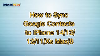 How to Sync Google Contacts to iPhone 14131211Xs Max8 [upl. by Yellehs]