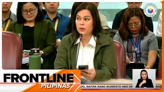 P164M 2023 confidential funds ng OVP kinuwestiyon ng COA  Frontline Pilipinas [upl. by Akimrej]