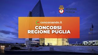 Concorsi Regione Puglia – 721 posti in arrivo [upl. by Jecoa489]