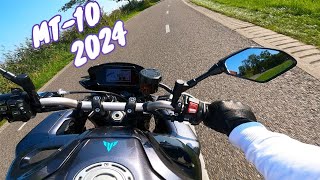 Yamaha MT10 2024 Testrit  MOTORVLOG  4K ULTRA HD  BIKEBROS [upl. by Alimat]