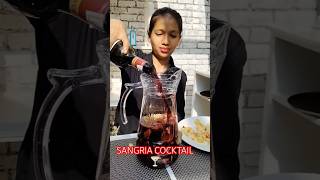 Sangria Cocktail Recipe 🍸sangria shorts [upl. by Leahcir]