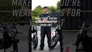 Motorcycle CBT  What should you wear 🚲 motorcycle motorcycletraining CBTTraining [upl. by Oirom]