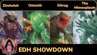 Who Can Win Zhulodok VS Omnath VS The Gitrog VS The Mimeoplasm [upl. by Georgina]