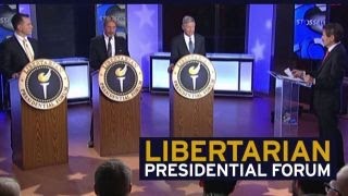 Libertarian presidential candidates talk top issues on Stossel [upl. by Ajssatsan]