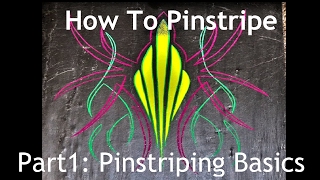 Cambridge Pinstriping Tutorial  Part 1 the basics of pinstriping How to pinstripe [upl. by Saretta313]