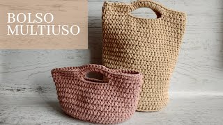 Bolso Mardel  Canasto matemultiuso fácil Regalo Día de la Madre o amigo👏 crochet ganchillo [upl. by Ailisec146]