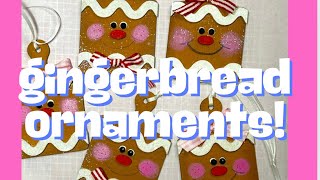 CRAFT FAIR SERIES 2024 GINGERBREAD ORNAMENTS [upl. by Oinigih]