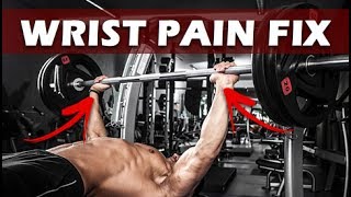 4 Bench Press Tips To Prevent Wrist InjuriesWrist Pain [upl. by Alleunam]