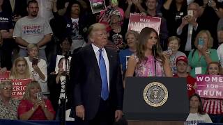 President Donald Trump holds ‘Make America Great Again’ rally in Youngstown Ohio [upl. by Nylahs105]