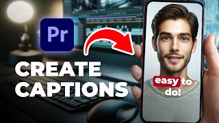 How To Add Captions In Premiere Pro [upl. by Eelidnarb]