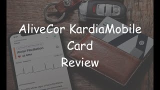 AliveCor KardiaMobile Card review  a medicalgrade ECG device that fits in your wallet [upl. by Leshia]