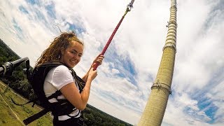 DreamJump 222m Dream Tower Głogów  Skok z komina [upl. by Jacob532]