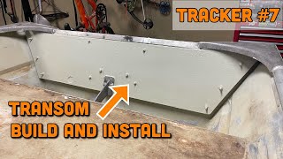 Jon Boat Transom Replacement Step by Step for a Long Lasting Transom [upl. by Osmo]