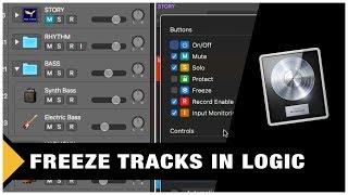 Freeze Tracks in Logic Pro X Tutorial [upl. by Kenny]