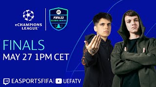 eChampions League Finals  FIFA 22 [upl. by Ordnassela628]