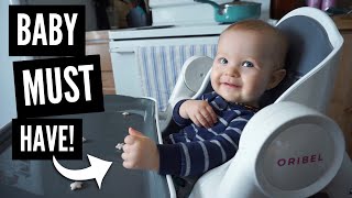 Oribel Cocoon Highchair  Unboxing amp Review [upl. by Ellehcsor]