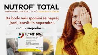 Nutrof® Total – prehransko dopolnilo za oči številka 1 v Evropi [upl. by Ikim]