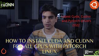 Full installation of Cuda and Cudnn with Pytorch for all GPUs in Linux [upl. by Eleazar]