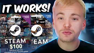 How To Get FREE STEAM Gift Cards  Working WITH PROOF 750 Steam Gift Card Method 2024 [upl. by Yentirb]